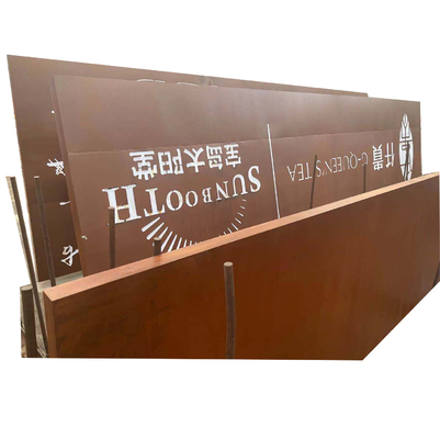 0.8-1.2mm A588 Corten Çelik Levha 0.6m-3m AISI ASTM DIN